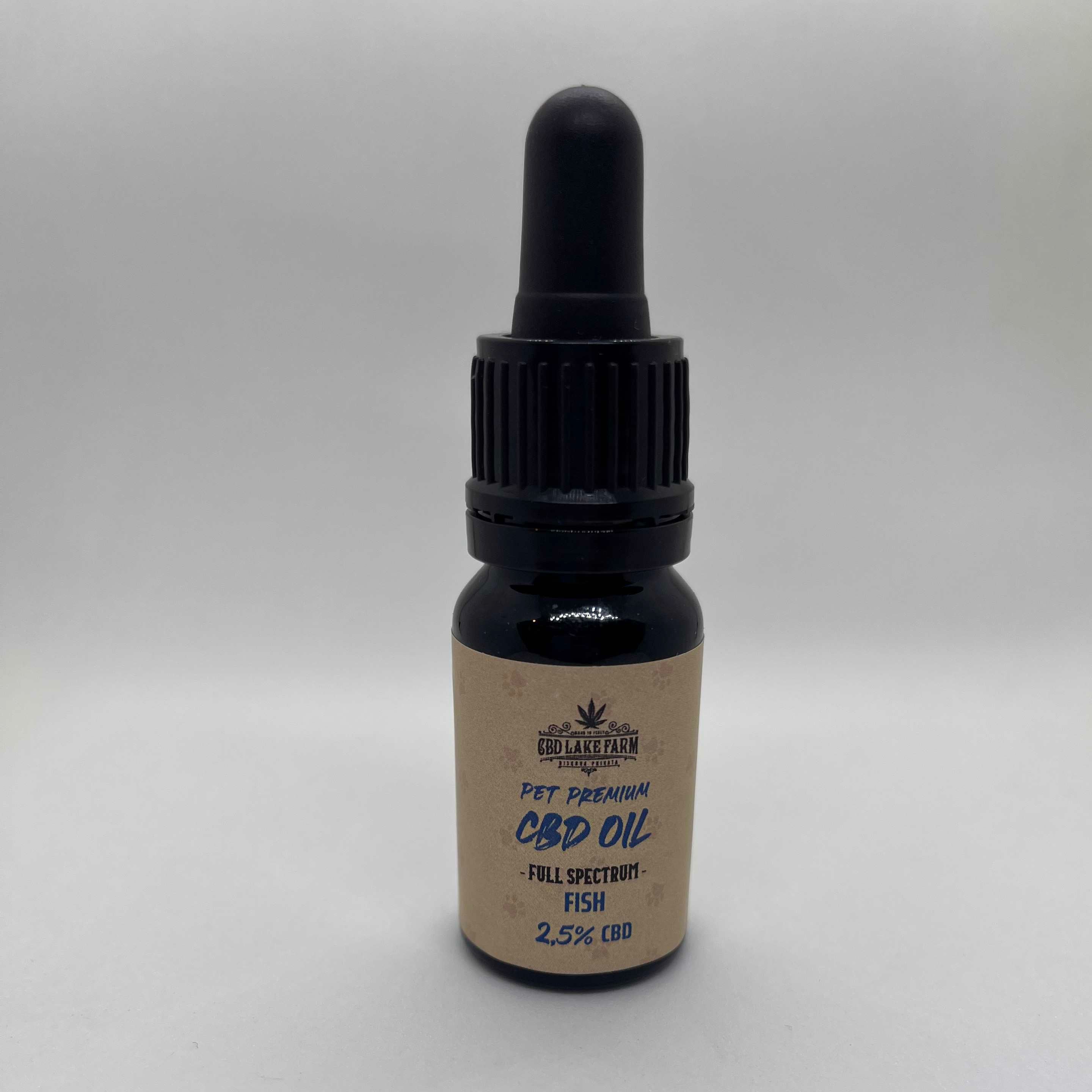 Olio CBD 2,5% fish per gatti e cani piccola taglia